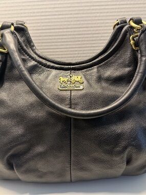 Coach Women's Madison Abigail Shoulder Tote Bag NC3 Black/Gold One Size